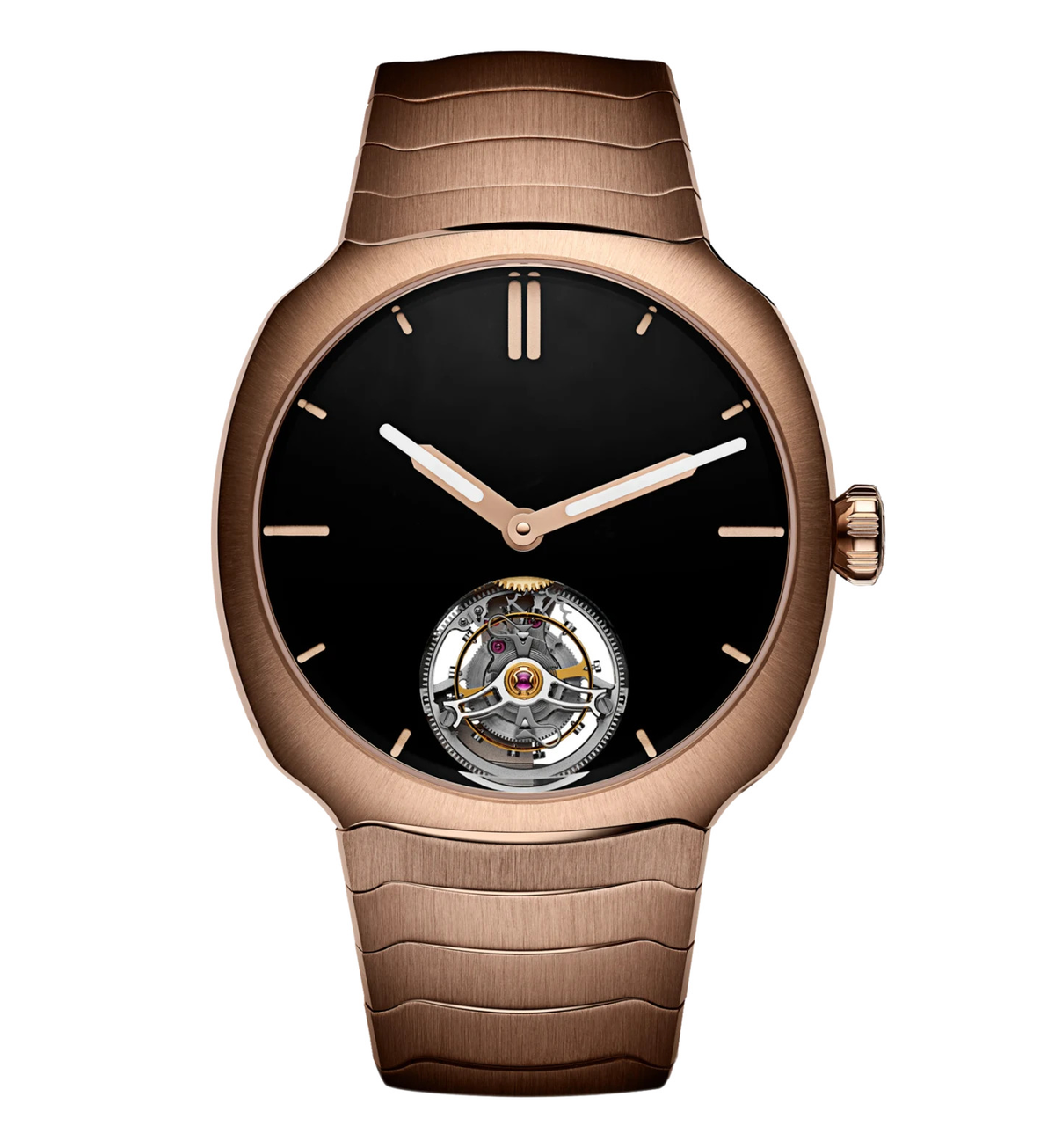 H. Moser & Cie. Streamliner Tourbillon, 40mm with Black Dial