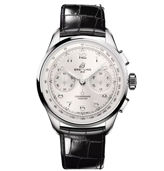 Breitling Premier B09 Chronograph 40 Watch with White Dial