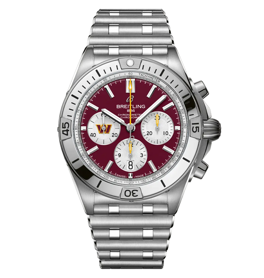 Breitling Chronomat B01 42 NFL Washington Commanders Edition with Stainless Steel Bracelet