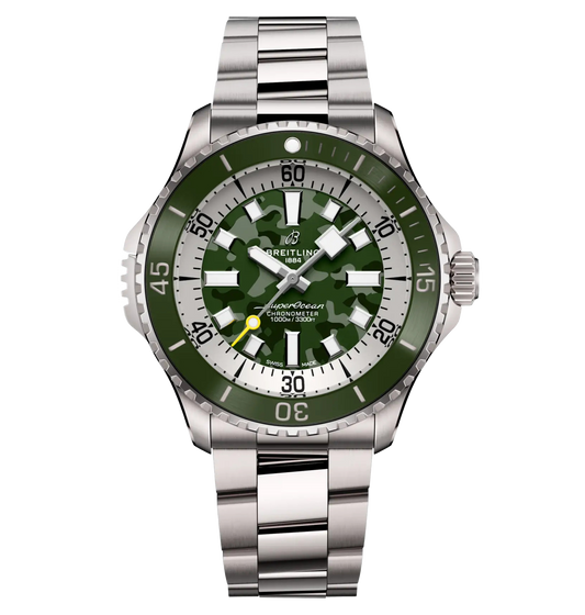 Breitling Superocean Automatic 46 Super Diver Watch with Titanium Bracelet