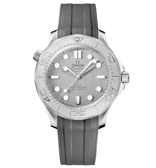 OMEGA Seamaster Diver 300m, 42mm with Gray Rubber Strap
