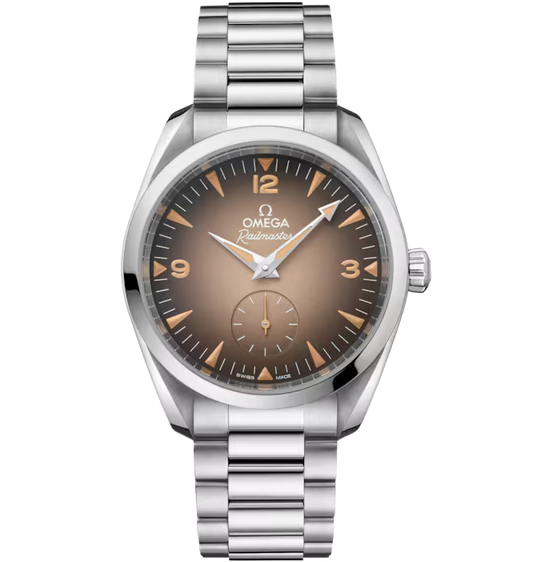 OMEGA Seamaster Railmaster, 38mm with Brown Dial