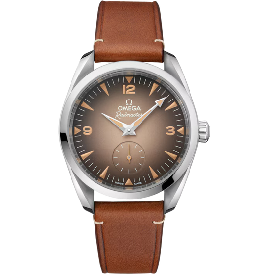 OMEGA Seamaster Railmaster, 38mm with Brown Leather Strap