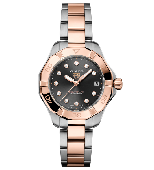 TAG Heuer Aquaracer Professional 200 Solargraph Watch with Diamond Dial