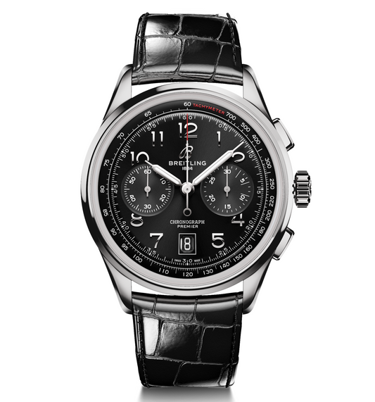 Breitling Premier B01 Chronograph 42mm Watch with Black Dial