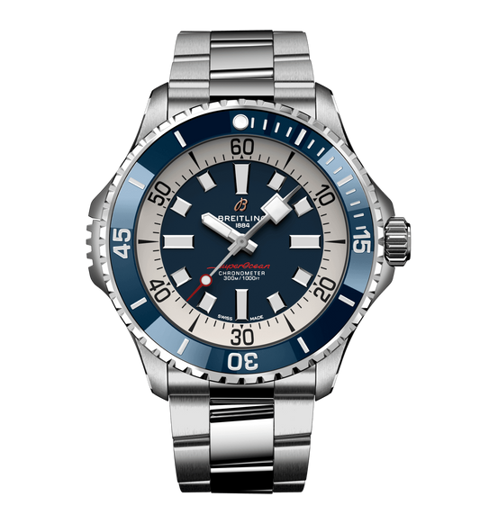 Breitling Superocean Blue Watch, 46mm