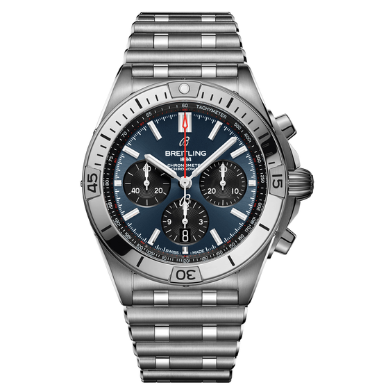 Breitling Chronomat B01 42 Steel with Blue Dial