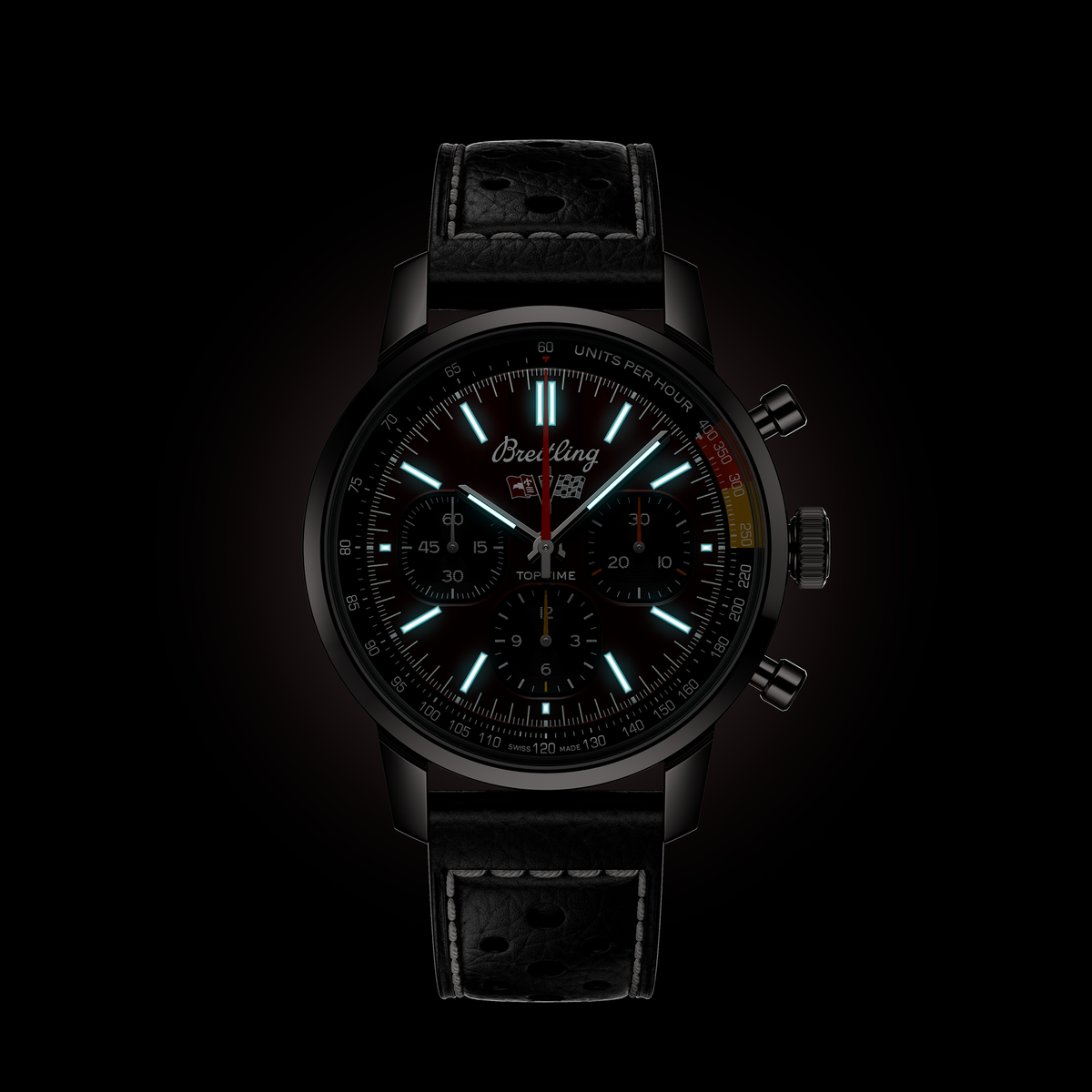 Breitling Top Time B01 Chevrolet Corvette 41mm Watch with Red Dial