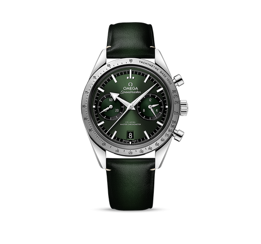 OMEGA Speedmaster '57 Co-Axial Master Chronometer Chronograph, 40.5mm on Leather Strap