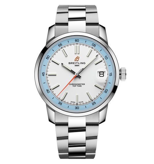 Breitling Top Time B31 38mm Watch with Stainless Steel Bracelet